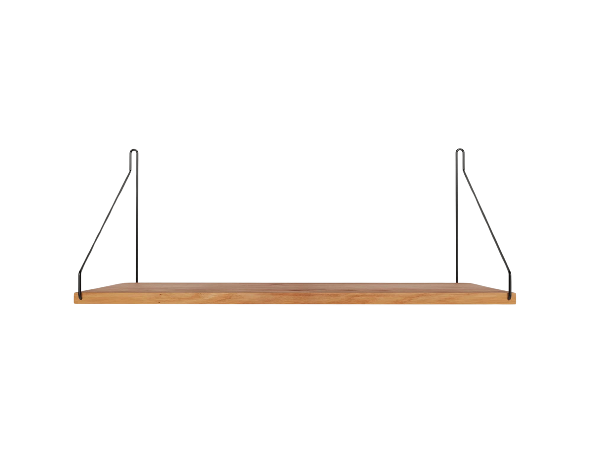 FRAMA - シングルシェルフ | ナチュラルオーク / ブラック | D27 / W60