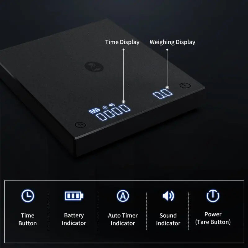 Timemore Black Mirror Basic Plus Digital Scale with USB-C Timemore