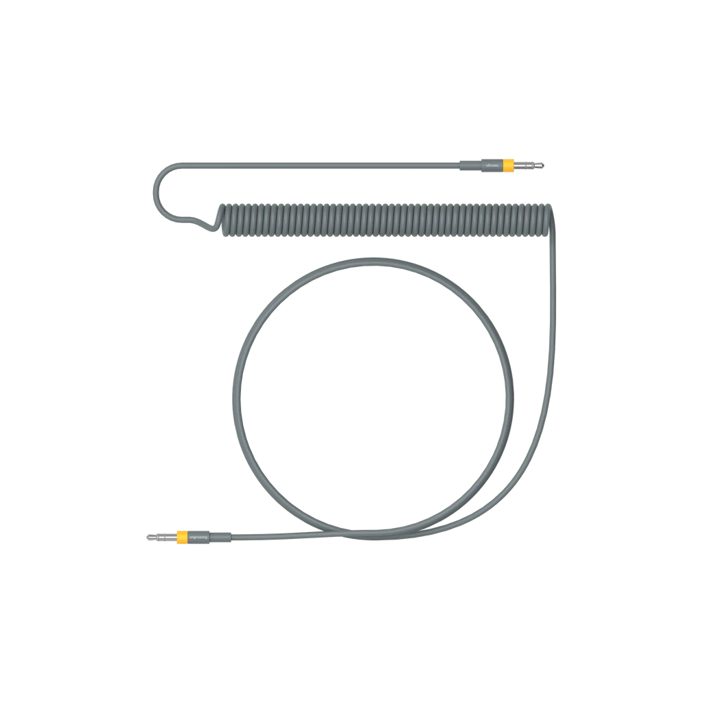 slim audio cable curly long teenage engineering