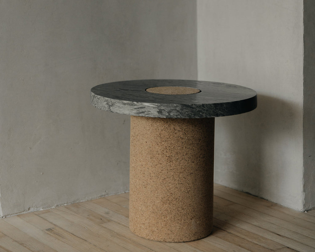 FRAMA - Sintra Table | Black Marble / Cork | Small