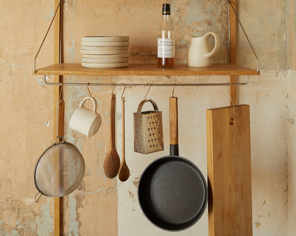 FRAMA - Shelf Library Hanger Section | Natural Oak | H114.8 / W80