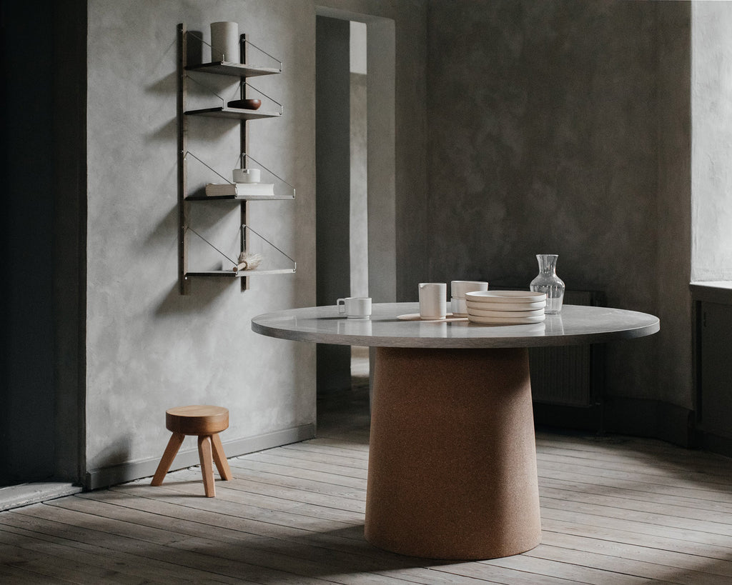 FRAMA - Sintra Dining Table | Blue Ataija Marble / Cork