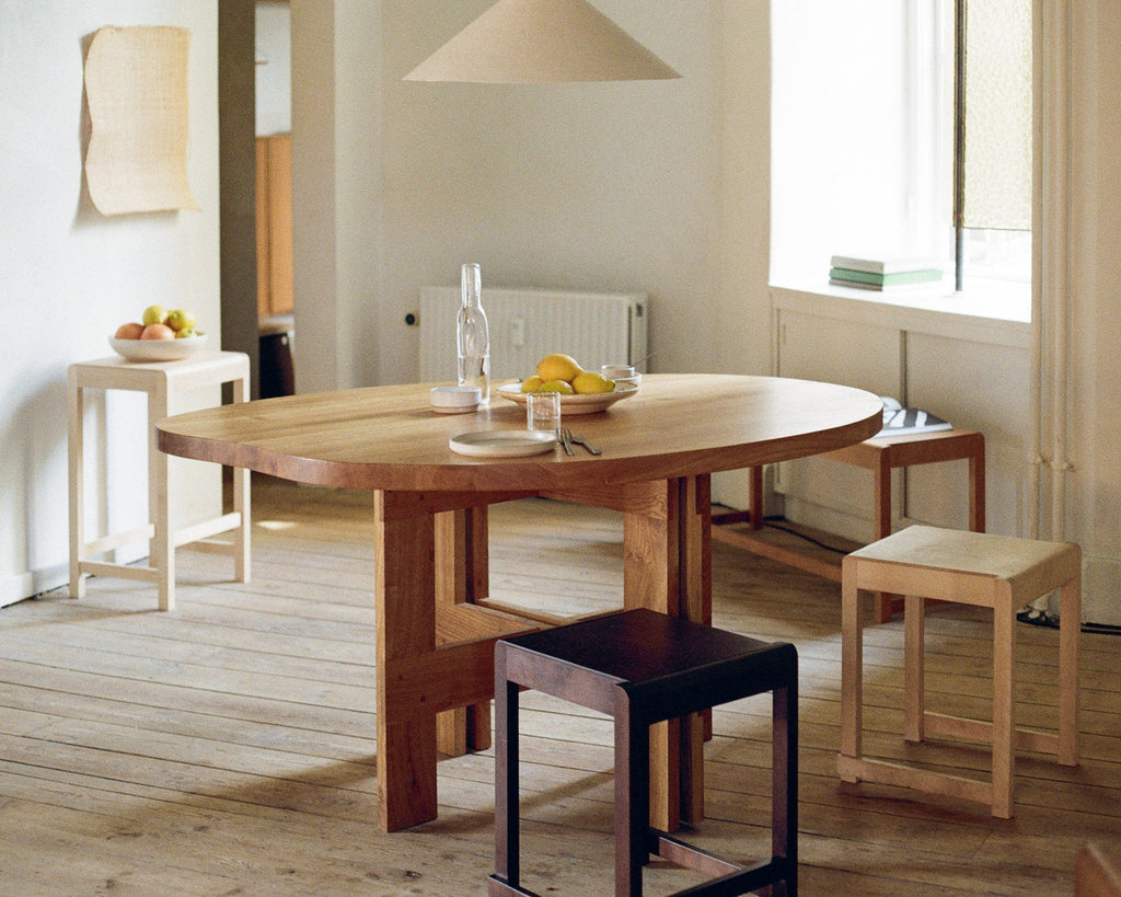 FRAMA - Low Stool 01 | Natural Birch FRAMA