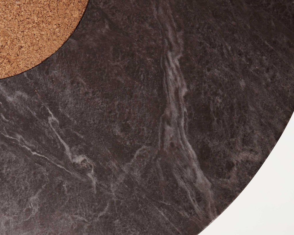 FRAMA - Sintra Table | Black Marble / Cork | Large