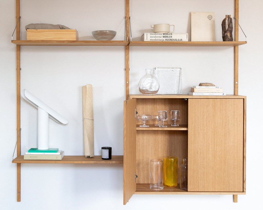FRAMA - Shelf Library Cabinet | Natural Oak | Medium