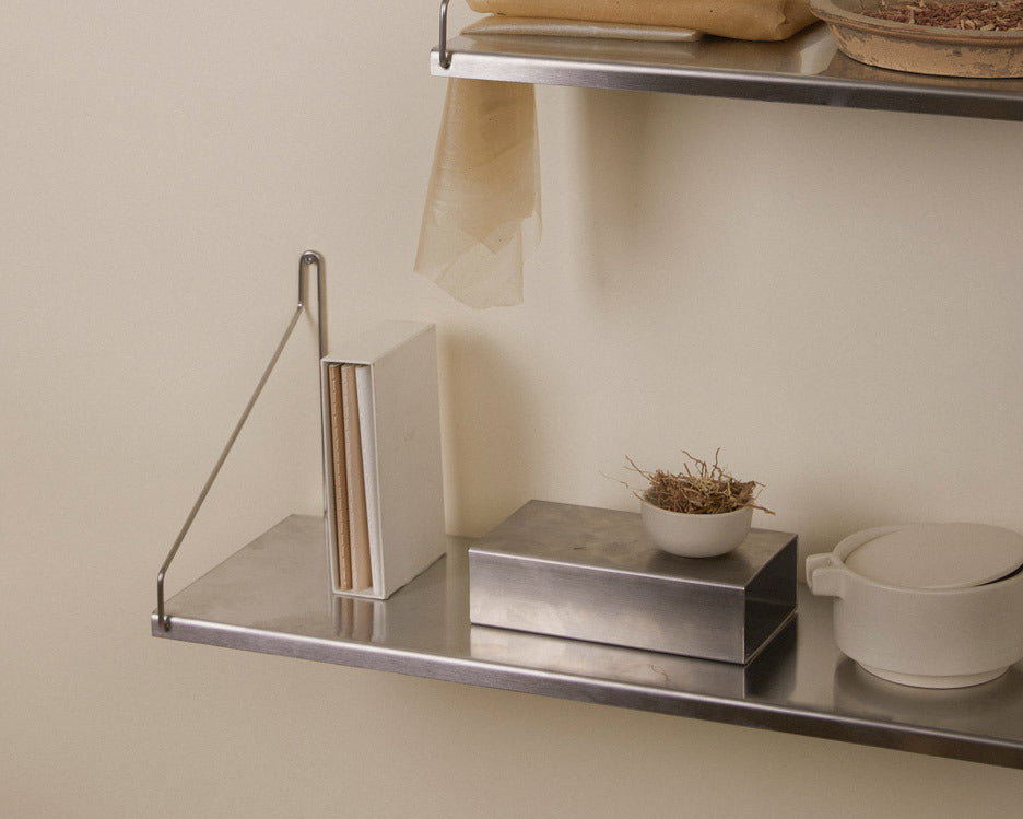 FRAMA - Single Shelf | Stainless Steel | D20 / W80