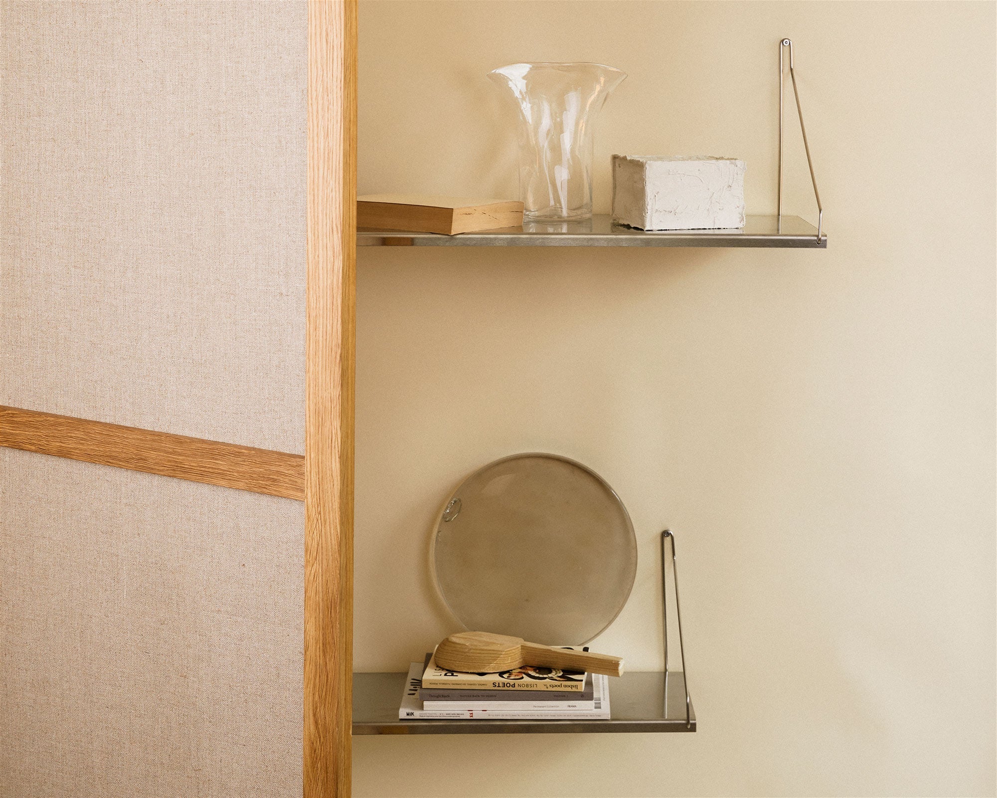 FRAMA - Single Shelf | Stainless Steel | D27 / W40