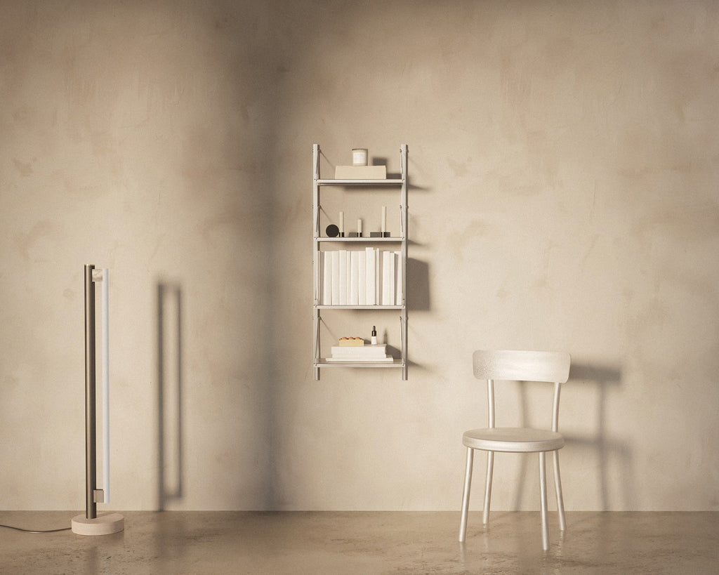 FRAMA - Shelf Library Add-on Section | Stainless Steel | H108.4 / W40