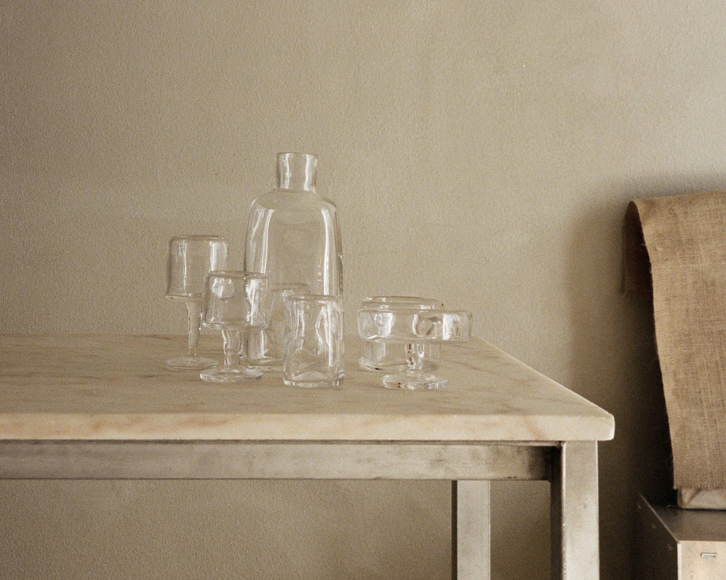 FRAMA - 0405 Stem Glass Set of Two | Clear | Small Frama