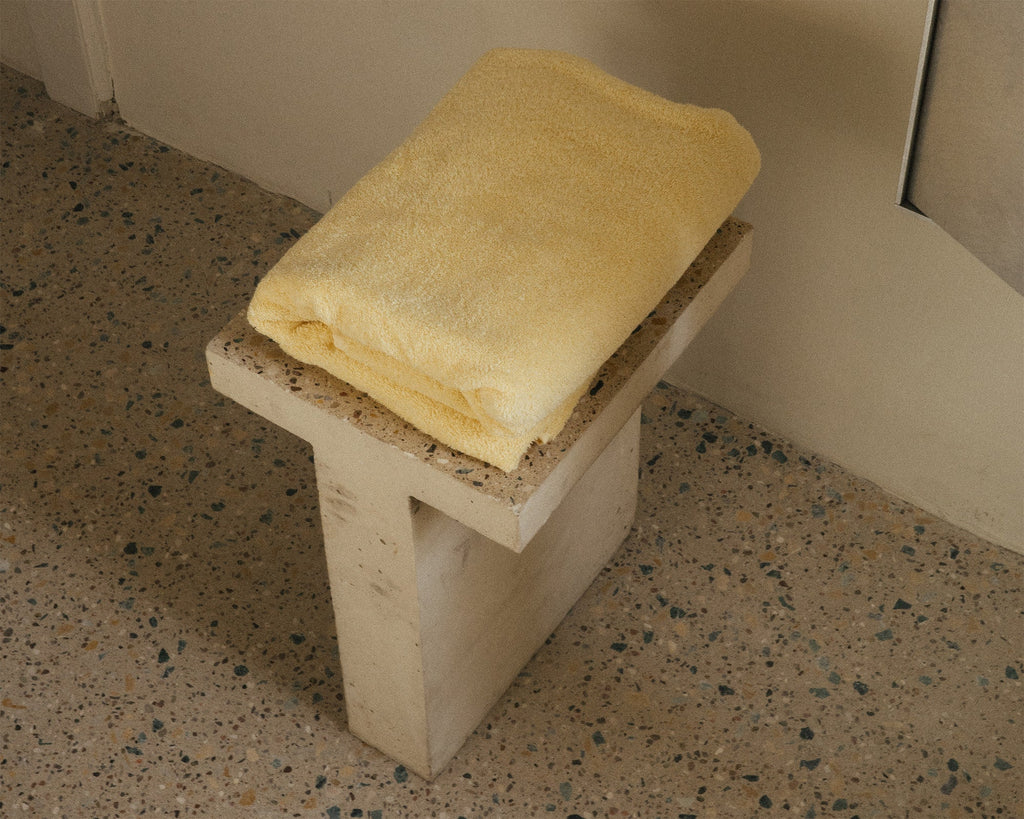 FRAMA - Heavy Towel | Pale Yellow | Bath Sheet Frama