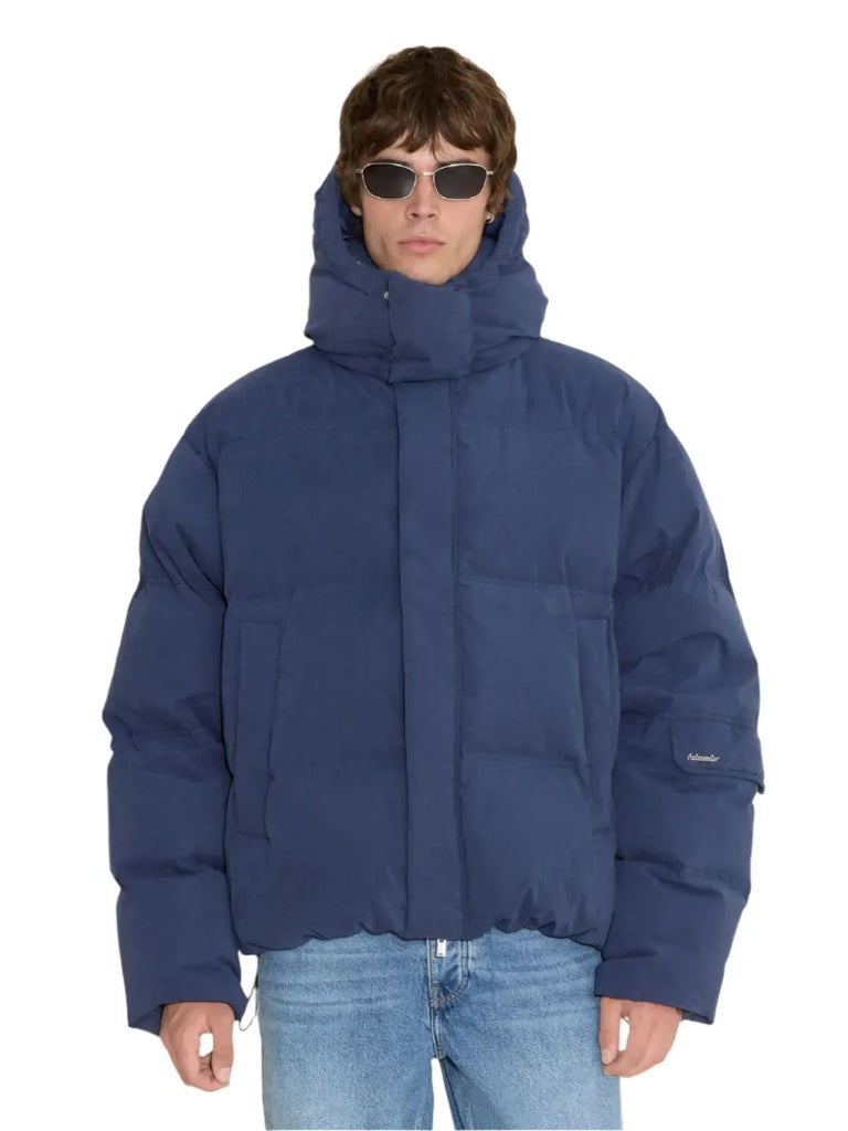 Narvik Brushed Down Jacket Navy Holzweiler