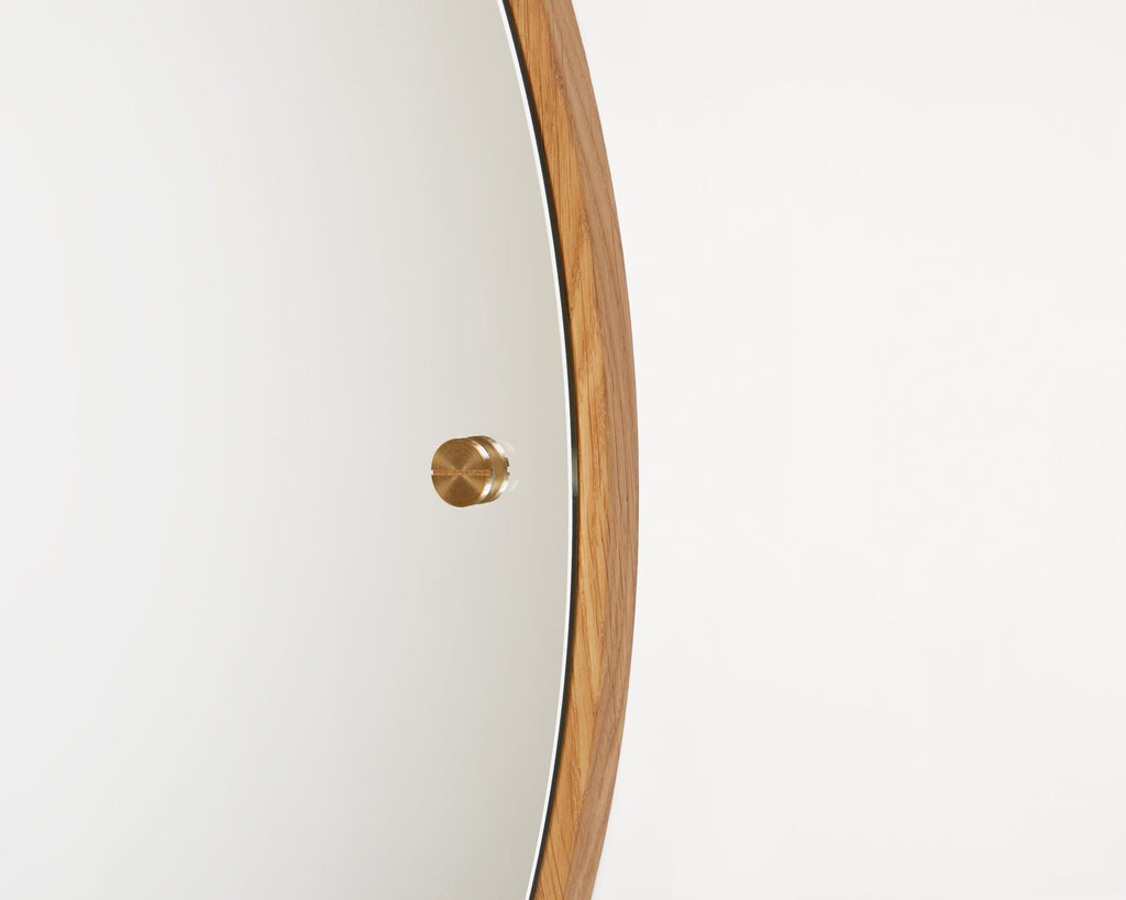 FRAMA - CM-1 Circle Mirror | Natural Oak | Small FRAMA