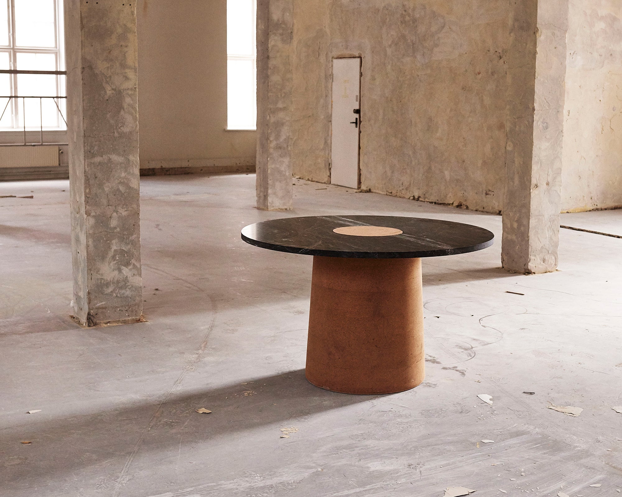 FRAMA - Sintra Dining Table | Black Marble / Cork