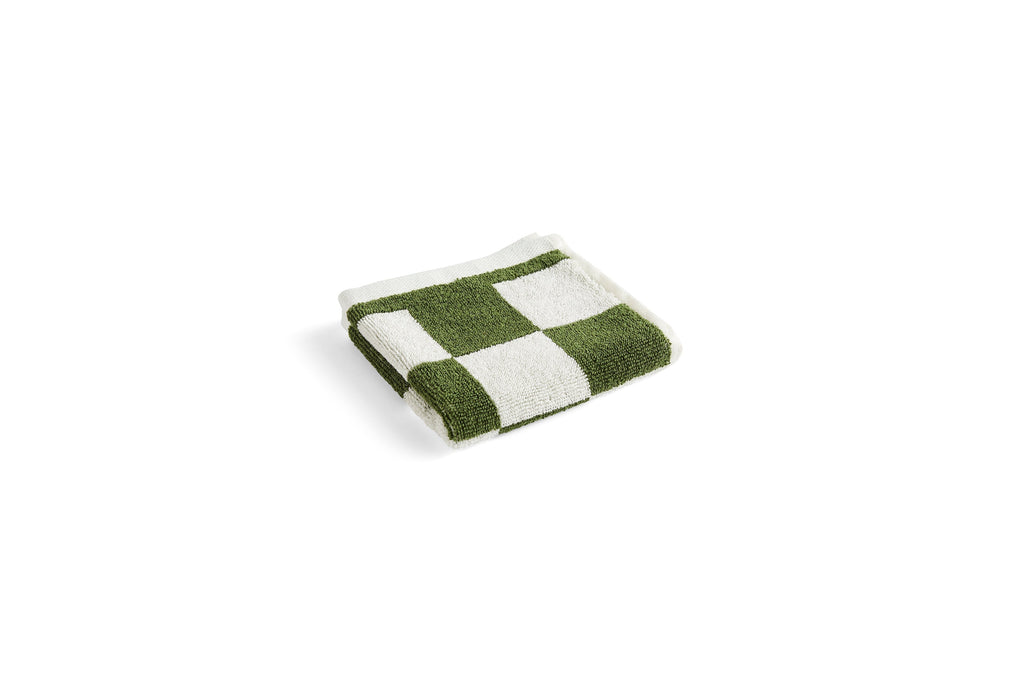 Check Wash Cloth HAY