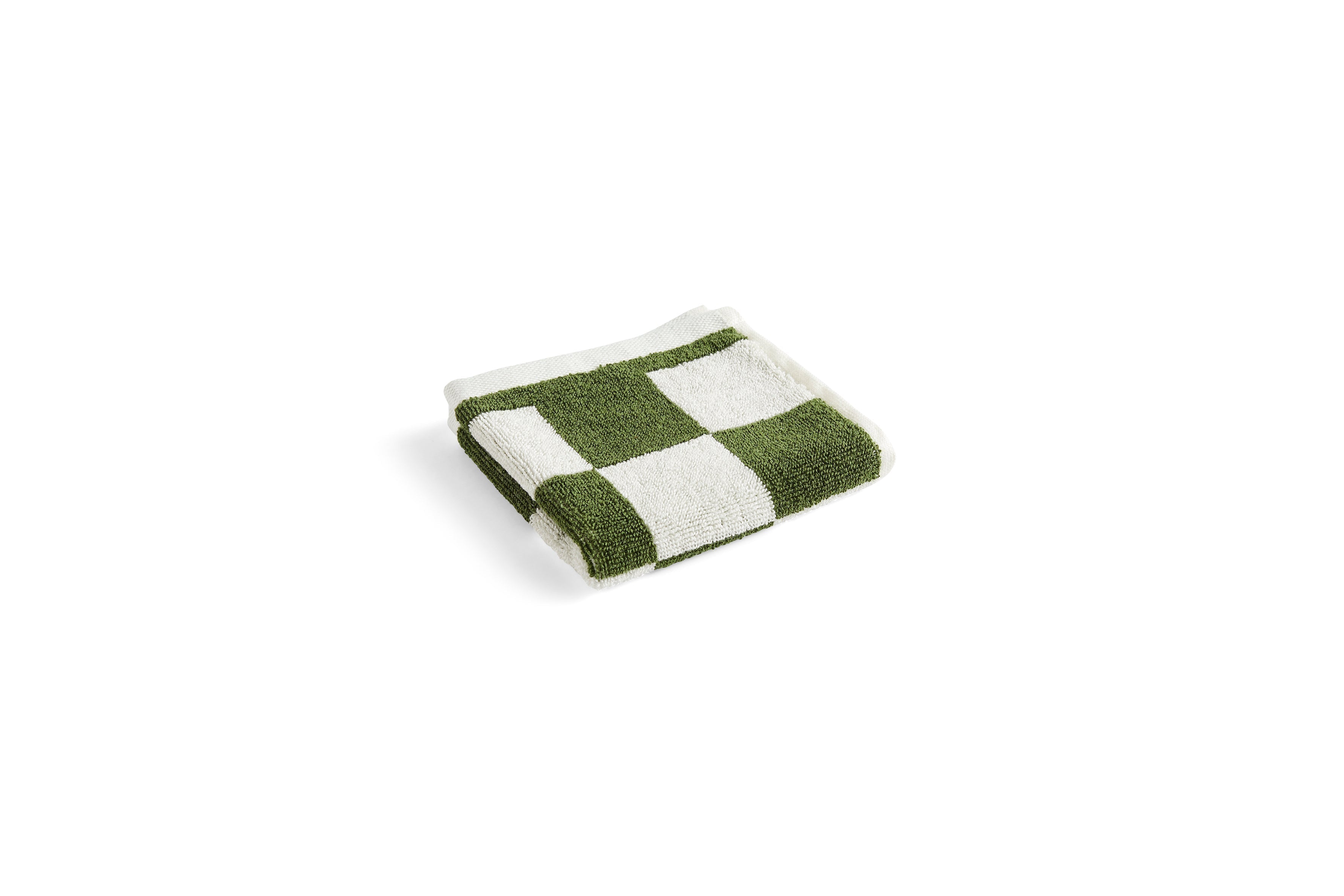 Check Wash Cloth HAY