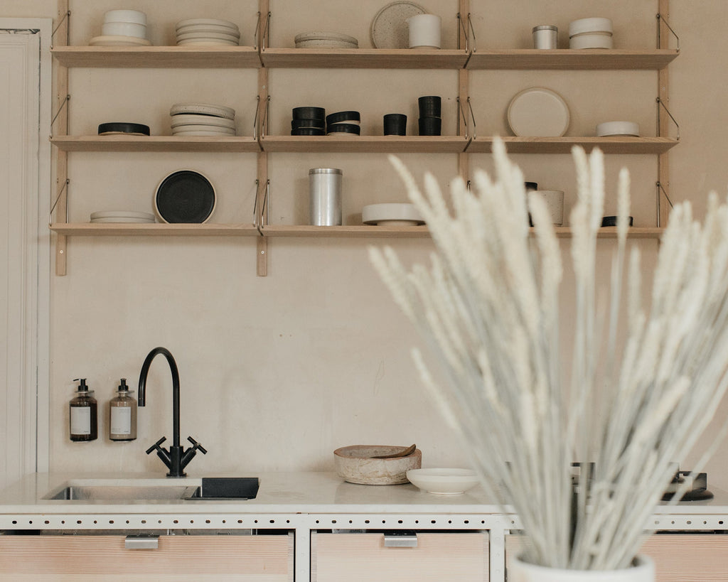 FRAMA - Otto Ceramic Plate Set of Two | Black | Small Frama