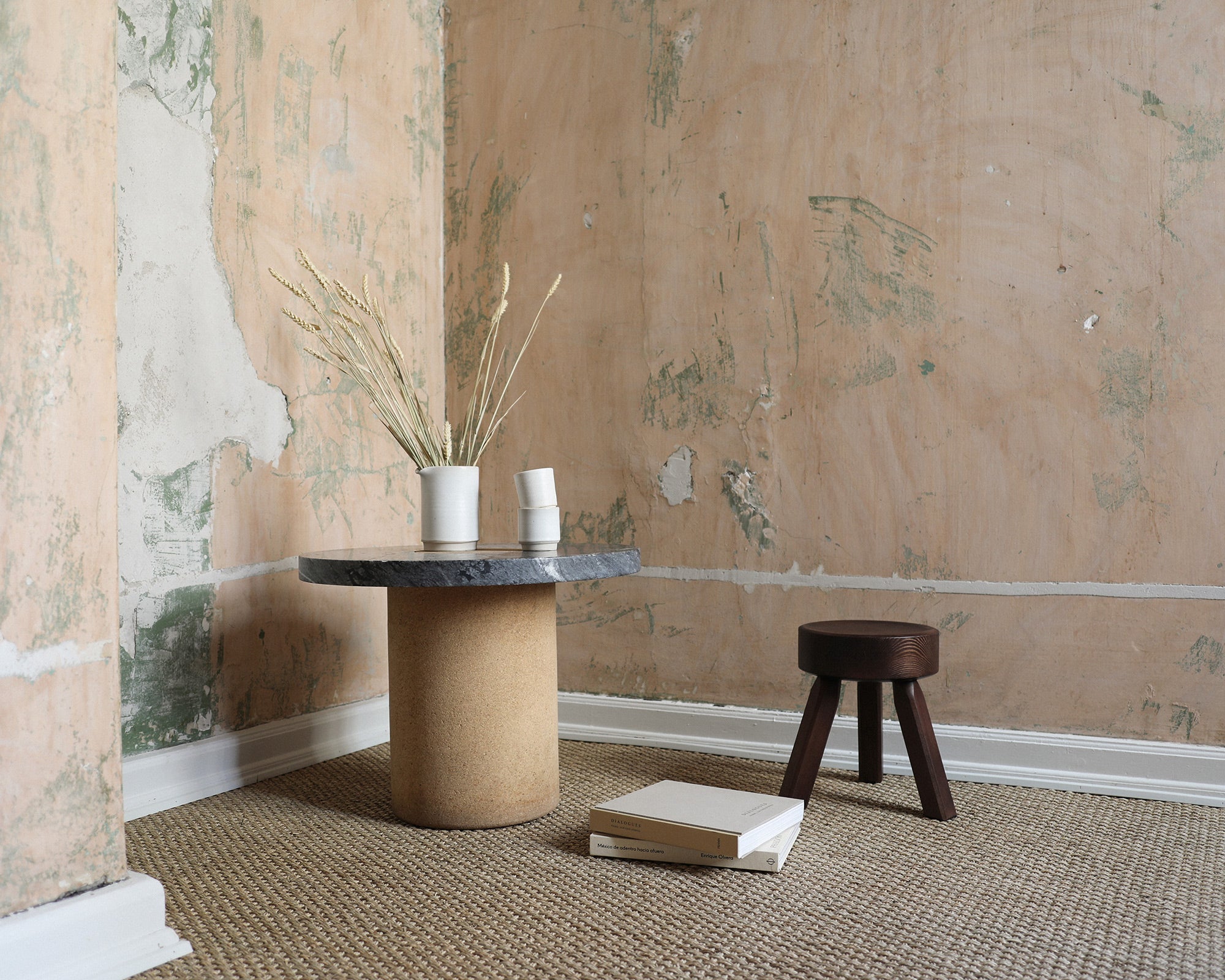 FRAMA - AML Stool | Dark Pine