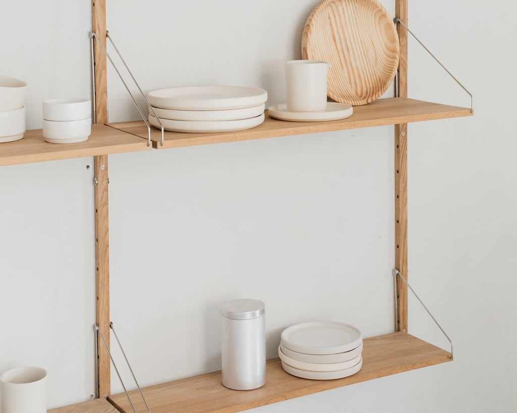 FRAMA - Otto Ceramic Plate Set of Two | Natural | Large Frama