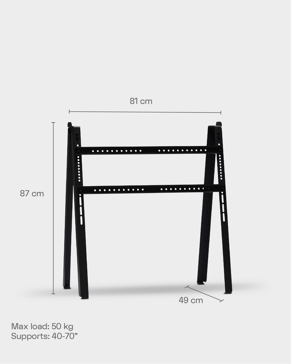 A-frame Stand - Charcoal Pedestal