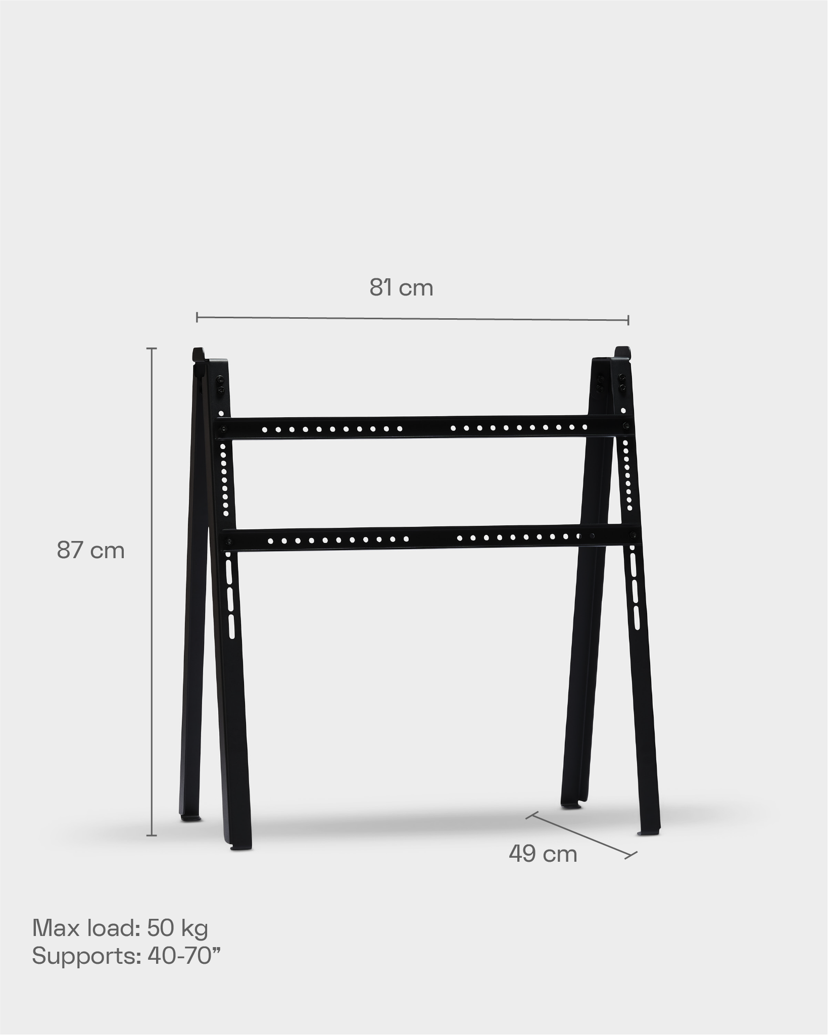A-frame Stand - Charcoal Pedestal