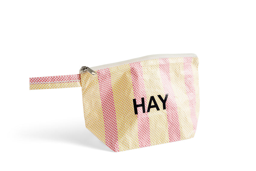 Candy Stripe Wash Bag HAY