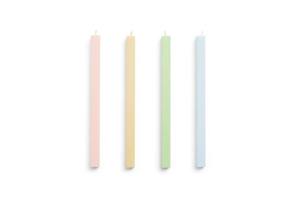 Square Candle Set of 4 HAY