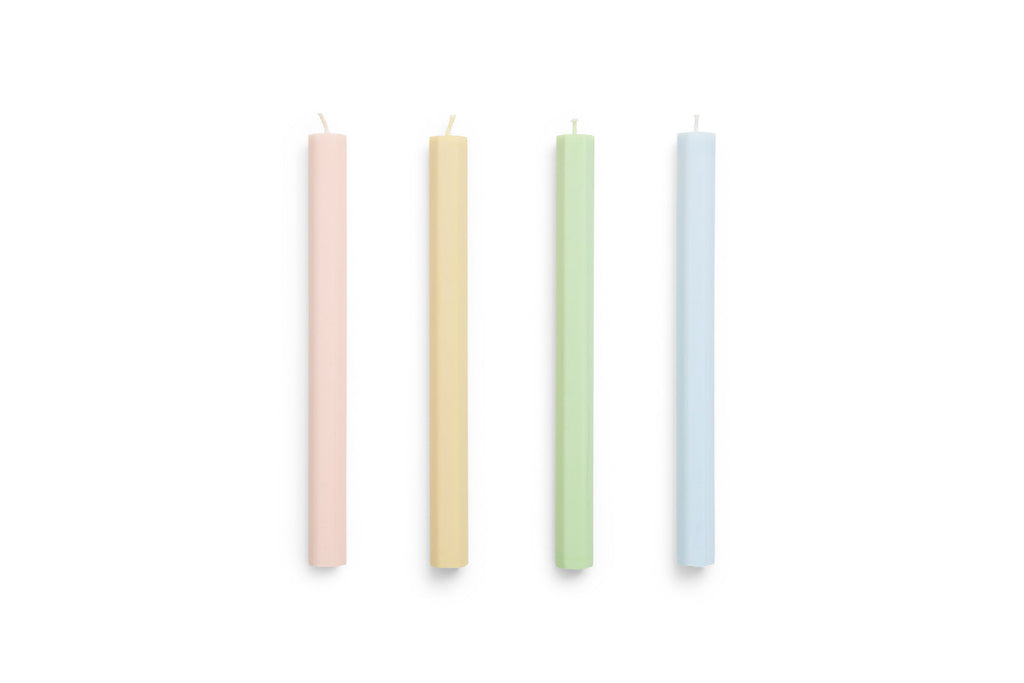 Hexagon Candle Set of 4 HAY