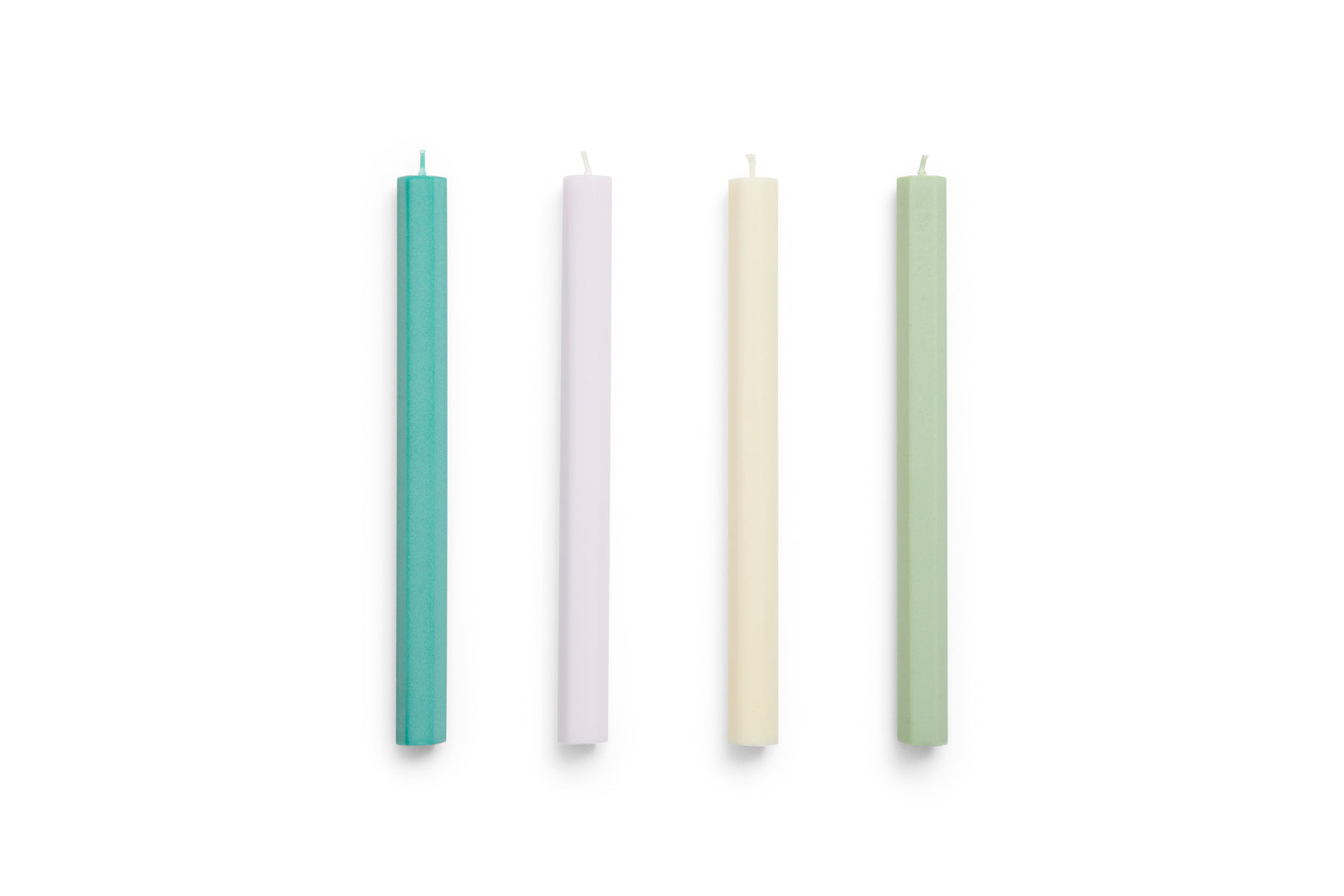 Hexagon Candle Set of 4 HAY