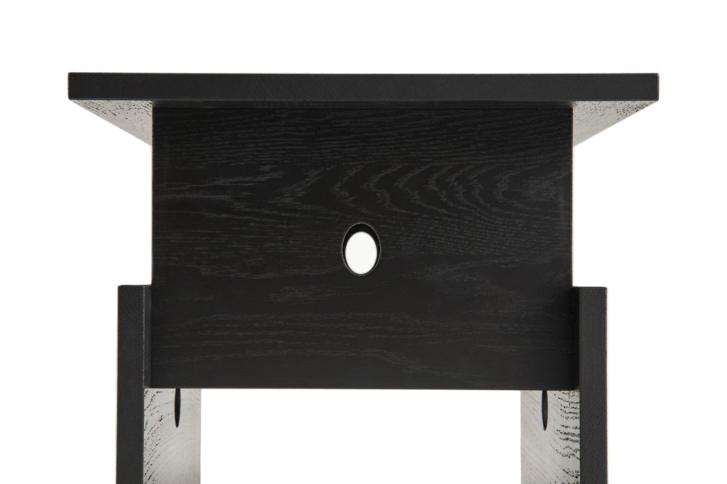 Wood Box Coffee Table - Black Water-Based Lacquered Oak HAY
