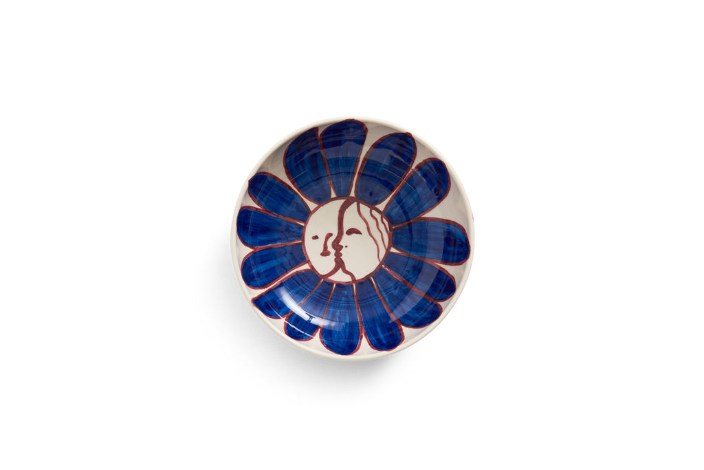 LA PITTURA BOWL-Ø18-DEEP BLUE FLOWER Hay x Emma Kohlmann