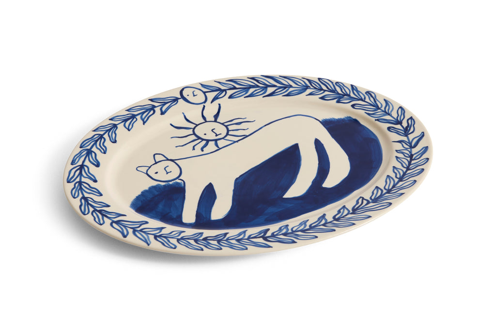 LA PITTURA OVAL SERVING PLATTER-L36,5-CHARLOTTE Hay x Emma Kohlmann
