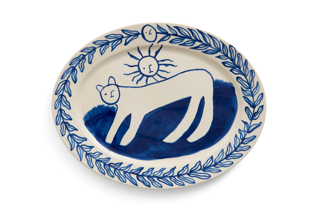 LA PITTURA OVAL SERVING PLATTER-L36,5-CHARLOTTE Hay x Emma Kohlmann