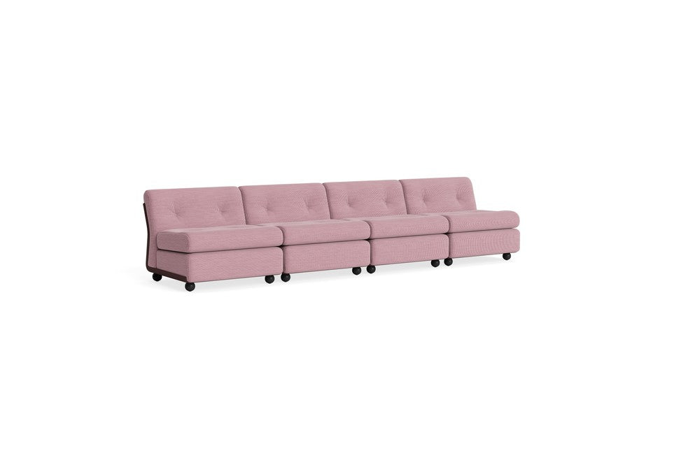 AMANTA  SEATER BURGUNDY RED SHELL-UPHOLSTERY-YUMA-1851 HAY