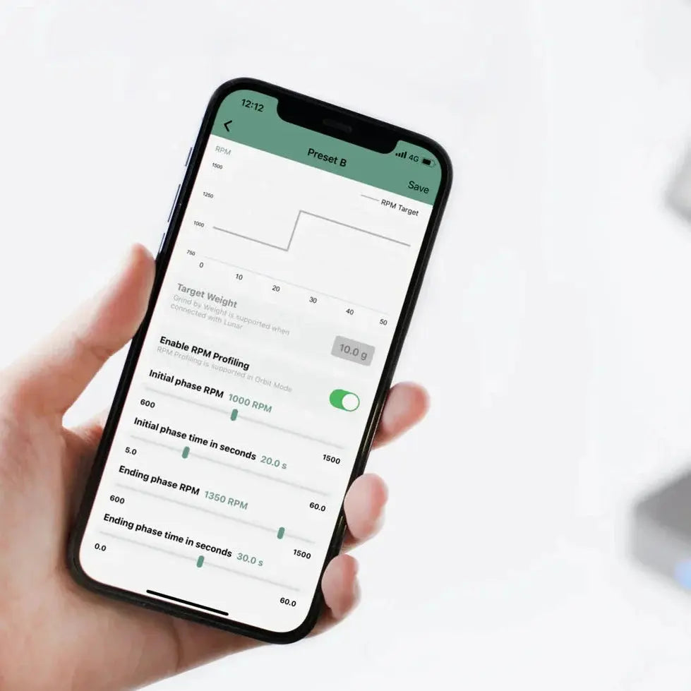 Acaia Orbit Single Can Grinder, Electric Coffee Grinder - Black Acaia