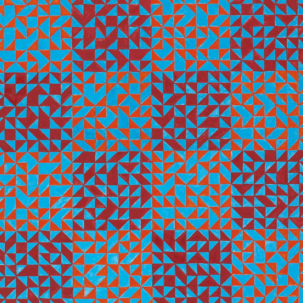 Color Study (Blue and Reds)