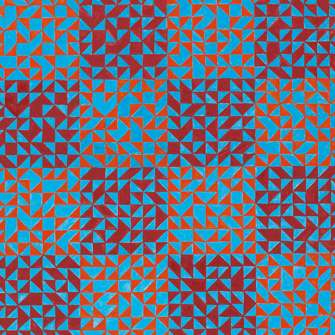 Color Study (Blue and Reds)