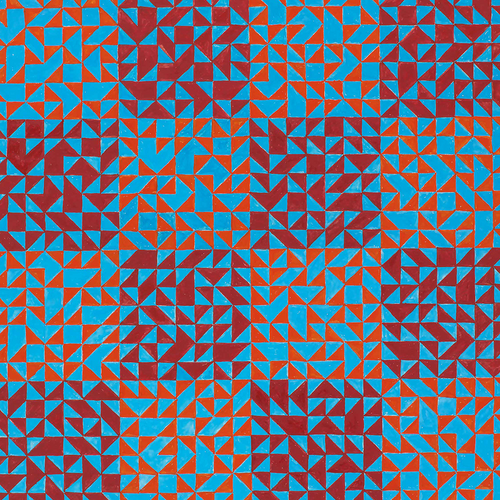 Color Study (Blue and Reds)