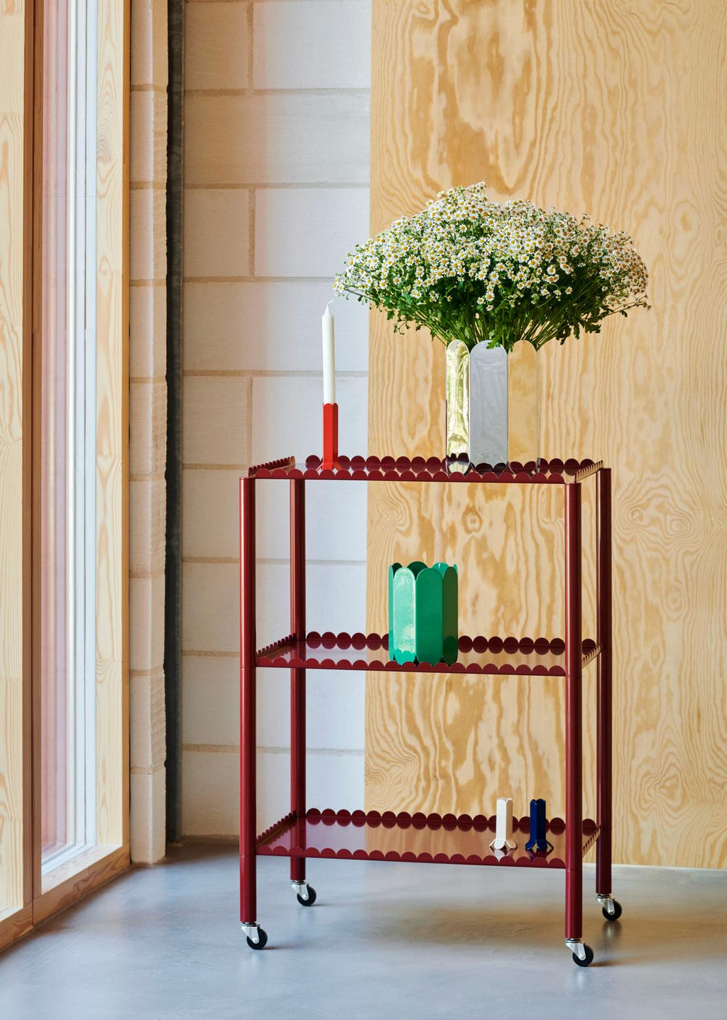 Arcs Vase Green HAY