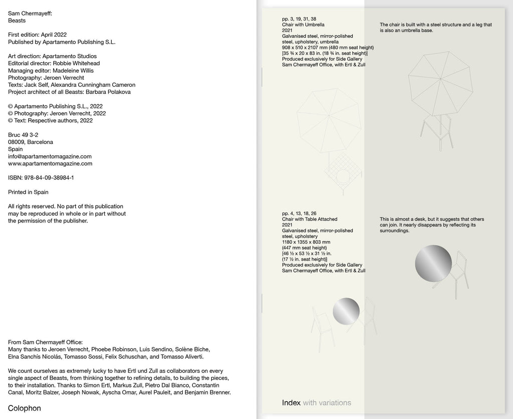 Sam Chermayeff: Beasts apartamento