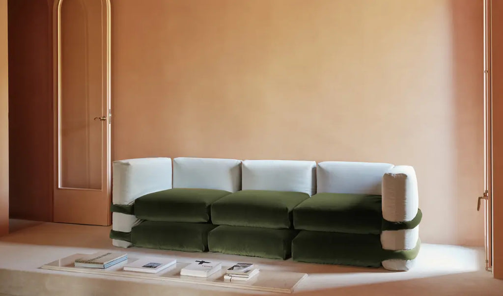 Muller Van Severen - Pillow Sofa in Leather BD Barcelona