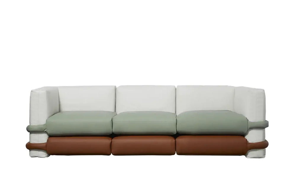 Muller Van Severen - Pillow Sofa in Leather BD Barcelona