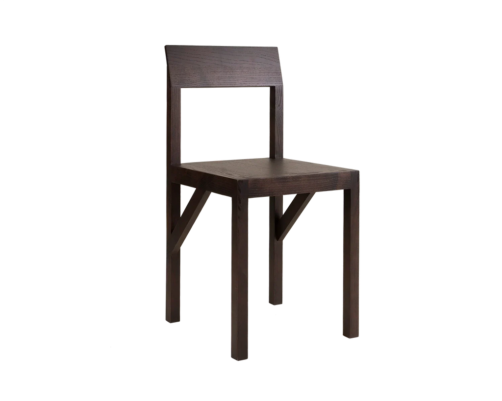 FRAMA - Bracket Chair | Dark Brown Ash