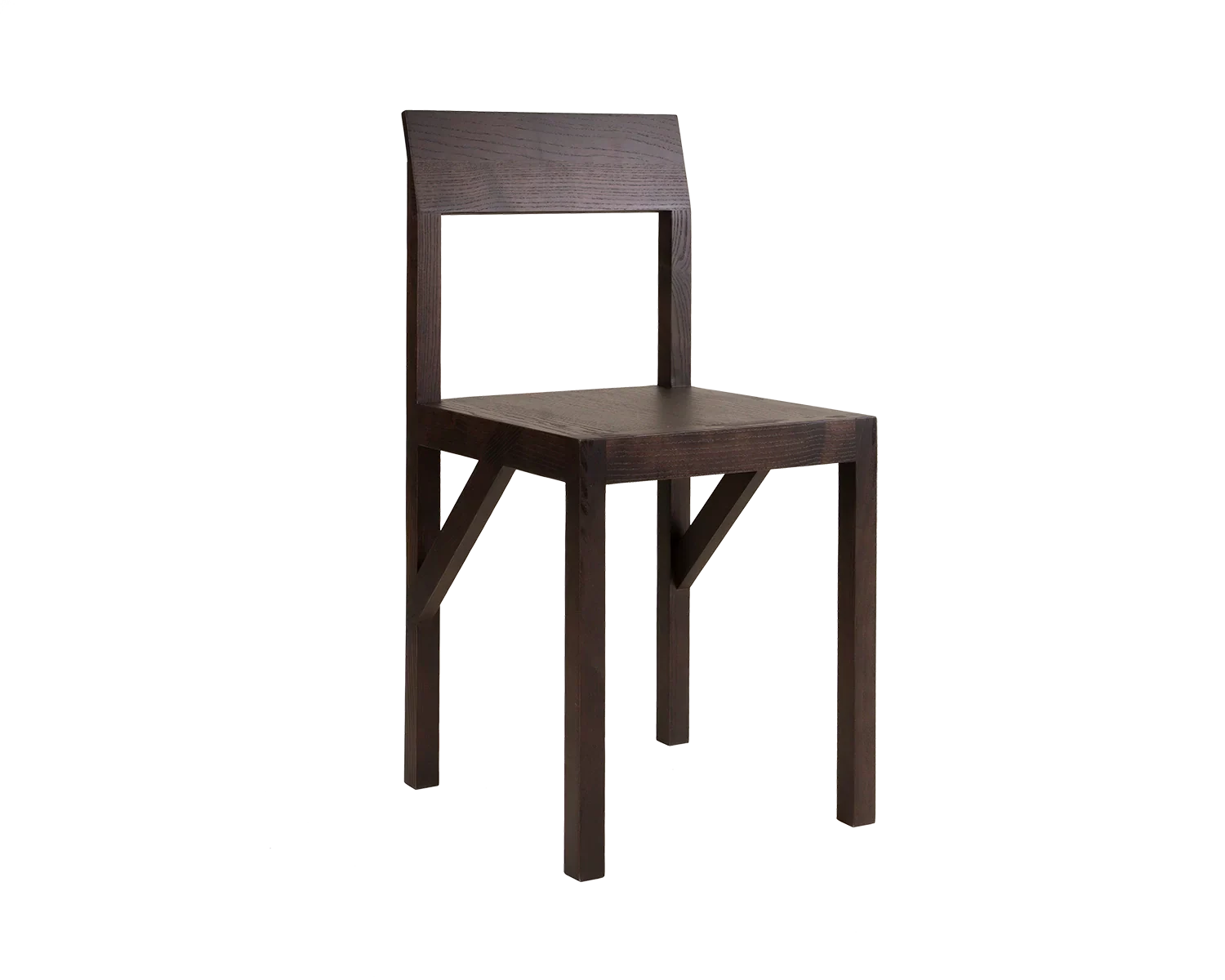 FRAMA - Bracket Chair | Dark Brown Ash