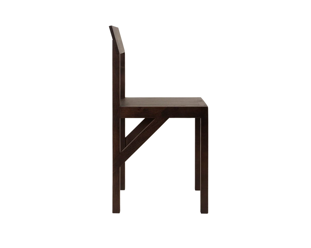 FRAMA - Bracket Chair | Dark Brown Ash