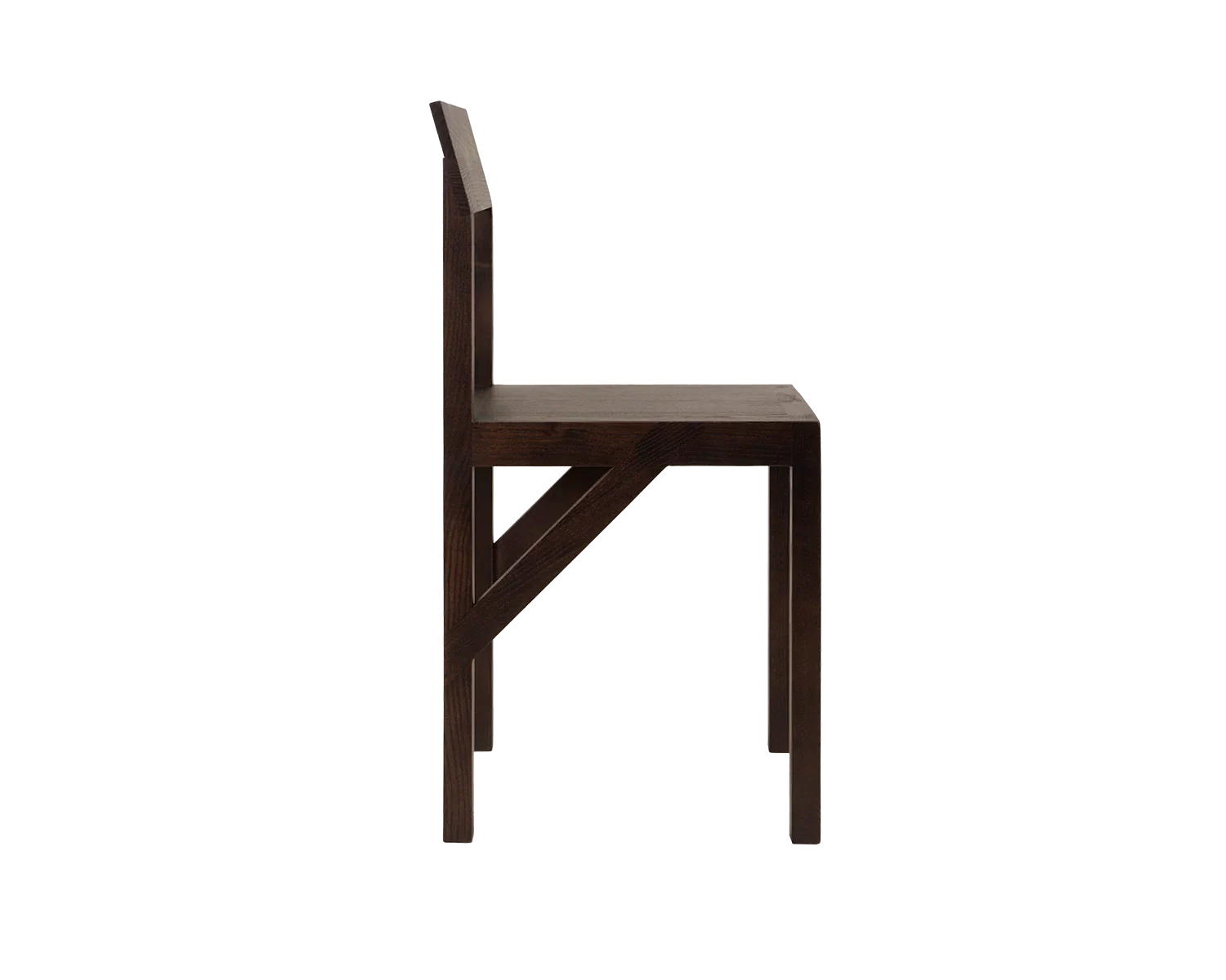 FRAMA - Bracket Chair | Dark Brown Ash
