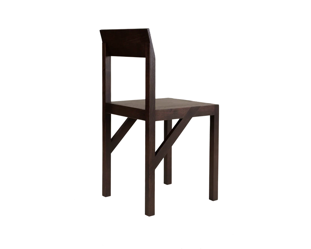 FRAMA - Bracket Chair | Dark Brown Ash