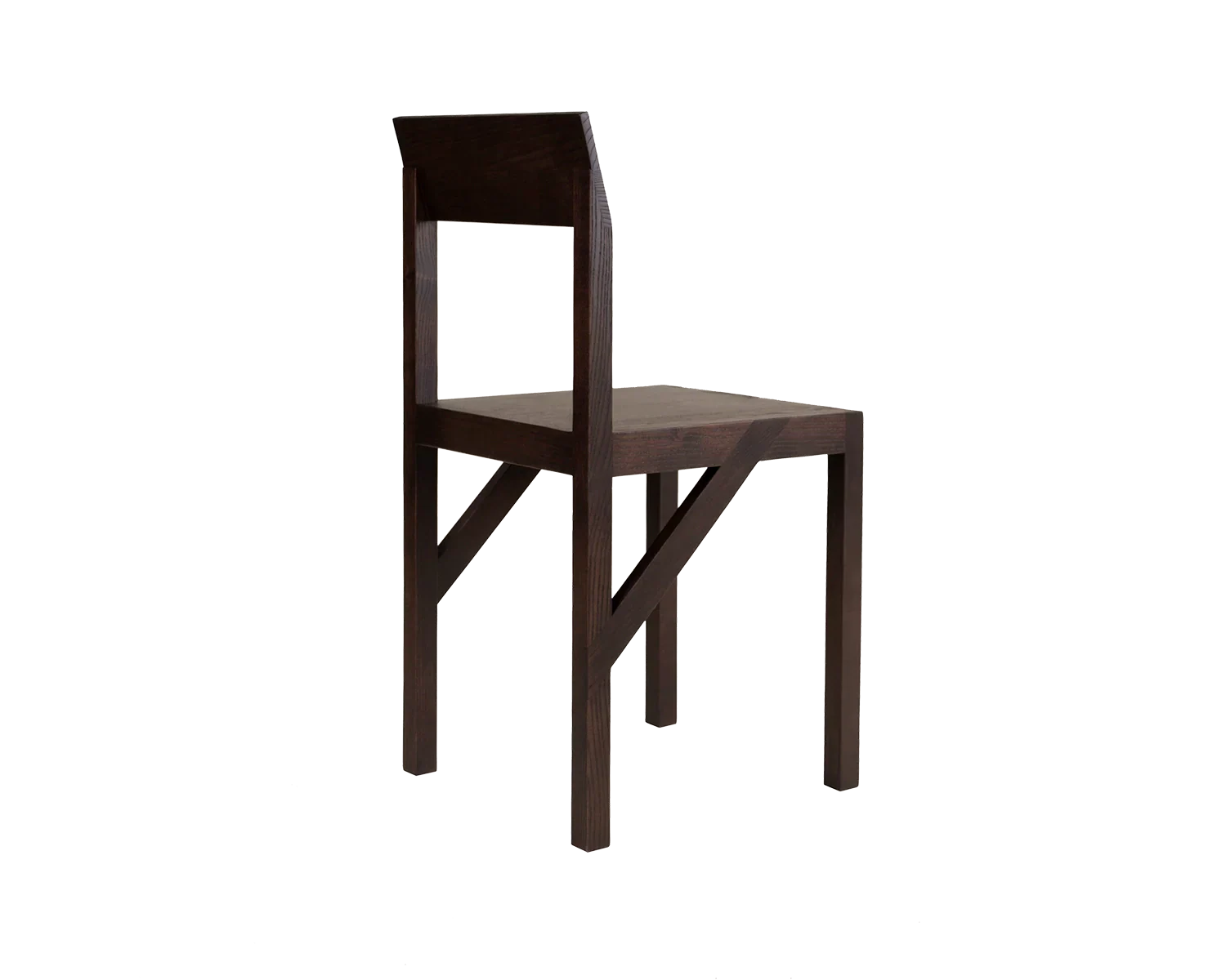 FRAMA - Bracket Chair | Dark Brown Ash