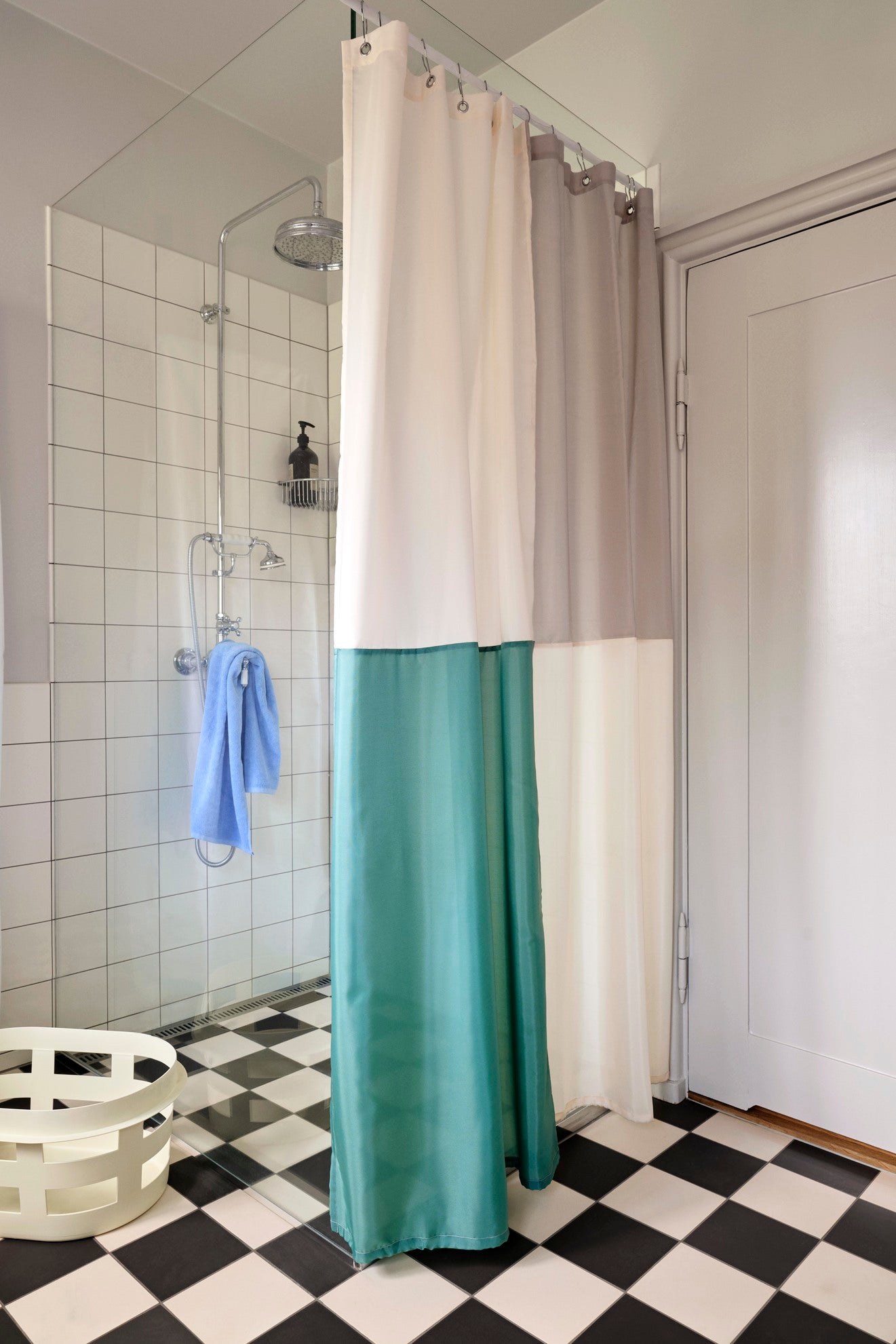 Check Shower Curtain HAY