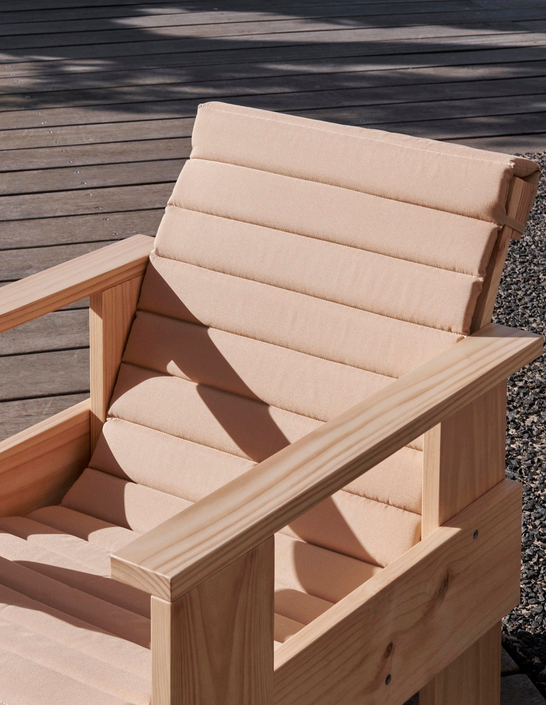 Crate Quilted Cushion HAY