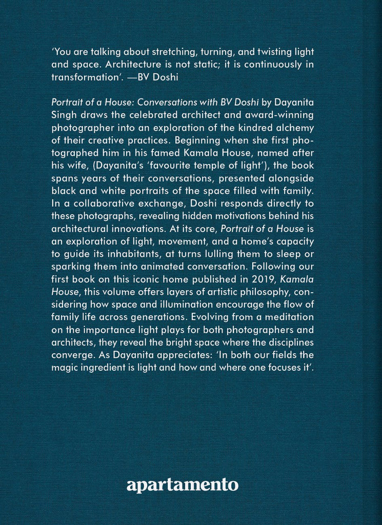 Portrait of a House: Conversations with BV Doshi apartamento